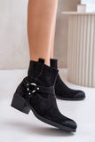 Chic Suede Women's Boots with Insulated Felt and Zipper Closure