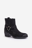 Chic Suede Women's Boots with Insulated Felt and Zipper Closure