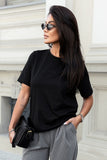Classic White T-Shirt with Embroidered Logo - Perfect Fit