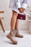 Stylish Natural Leather Boots with Zipper Closure