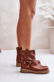 Stylish Natural Leather Zipper Boots for Everyday Comfort