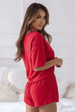 Ultra-Comfortable Cotton T-Shirt and Shorts Sleep Set