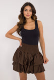 Chic Ruffled Mini Skirt in Lightweight Polyester for Every Occasion