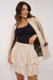 Chic Ruffled Mini Skirt for Effortless Elegance
