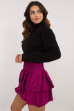 Chic Ruffled Mini Skirt for Effortless Elegance