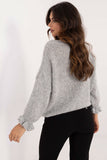 Chic Ruffled Sleeve Sweater for Everyday Elegance