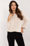 Chic Ruffled Sleeve Sweater for Everyday Elegance