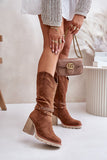 Chic Eco-Suede Women's Boots with Cozy Insulation