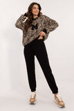 Stylish Casual Set for Women: Blouse & High-Waist Pants