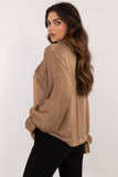 Elegant Ruffle Blouse with Sensual Neckline for Women