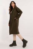 Elegant Women's Classic Over-the-Knee Coat with Pockets