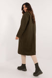 Elegant Women's Classic Over-the-Knee Coat with Pockets