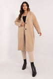 Elegant Single-Breasted Over-the-Knee Women's Coat