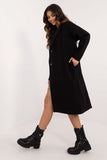 Elegant Single-Breasted Women's Over-the-Knee Coat