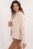 Chic Heart Neckline Women's Sweater for Everyday Elegance