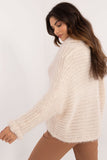 Chic Heart Neckline Women's Sweater for Everyday Elegance