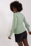 Chic Ribbed Long Sleeve Blouse with Stylish Wide Cuffs