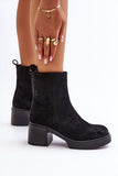 Stylish Eco-Suede Women's Insulated Boots for Colder Days