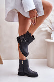 Stylish Natural Leather Women's Boots with Side Zipper