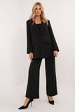 Elegant Women's Rhinestone-Dotted Blazer for Formal Events