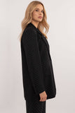 Elegant Women's Rhinestone-Dotted Blazer for Formal Events