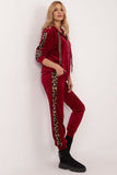 Stylish Women's Velour Blouse and Pants Set for Casual Wear