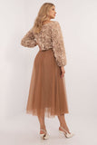 Elegant Midi Flared Tulle Skirt for Everyday Chic Style