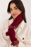 Stylish Touchscreen Gloves with Elegant Flower Detail