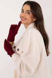 Elegant Insulated Women's Gloves with Decorative Button & Touchscreen