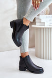 Cozy Ankle Boots with Zipper and Fur Insulation for Women