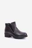 Cozy Ankle Boots with Zipper and Fur Insulation for Women
