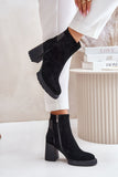 Elegant Suede Boots with Insulated Comfort for Cold Days
