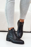 Stylish Eco-Friendly Ankle Boots with Zipper and Insulation