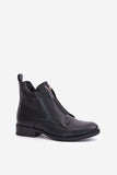 Stylish Eco-Friendly Ankle Boots with Zipper and Insulation