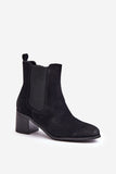 Stylish Eco-Suede Stiletto Heel Women's Boots for Fall