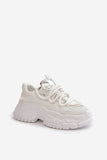 Trendy Double Laced Sneakers with Comfort Foam Insoles