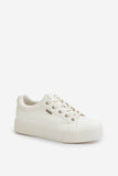 Stylish Eco Leather Platform Sneakers for Cold Weather