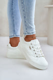 Stylish Eco Leather Platform Sneakers for Cold Weather