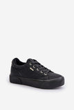 Stylish Eco Leather Platform Sneakers for Cold Weather