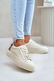 Stylish Eco Leather Women's Platform Sneakers for Fall/Winter
