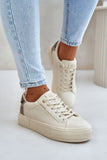 Stylish Eco Leather Women's Platform Sneakers for Fall/Winter