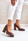 Elegant Suede Leather Stiletto Pumps for All-Day Comfort