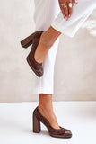 Elegant Suede Leather Stiletto Pumps for All-Day Comfort