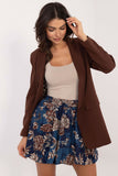 Floral Print Mini Skirt with Comfortable Elastic Waistband