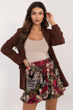 Floral Print Mini Skirt with Elastic Waistband for Comfort