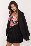 Floral Print Mini Dress with Comfortable Lining and Support