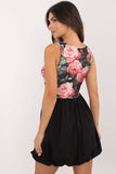 Floral Print Mini Dress with Comfortable Lining and Support