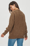 Cozy Women's V-Neck Sweater for Effortless Style