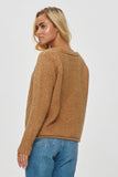 Cozy Loose-Fit Sweater with Classic Round Neckline