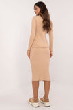 Chic Striped Blouse and Skirt Set for Effortless Style